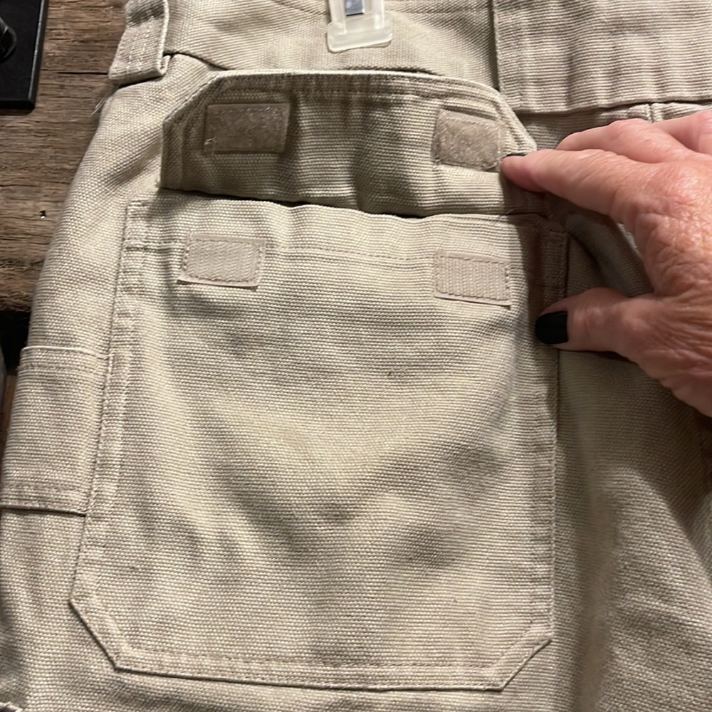 Men’s Work Cargo Pants With Bootcut Openings View 3